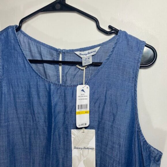 Tommy Bahama Frieda Floral Embroidered Shell Top - Picture 2 of 4